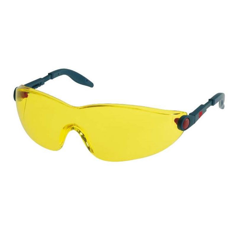 Occhiali regolabili lenti gialle 3M 2742, Occhiali protettivi da lavoro, 3m | Magnabosco Express - 00164610