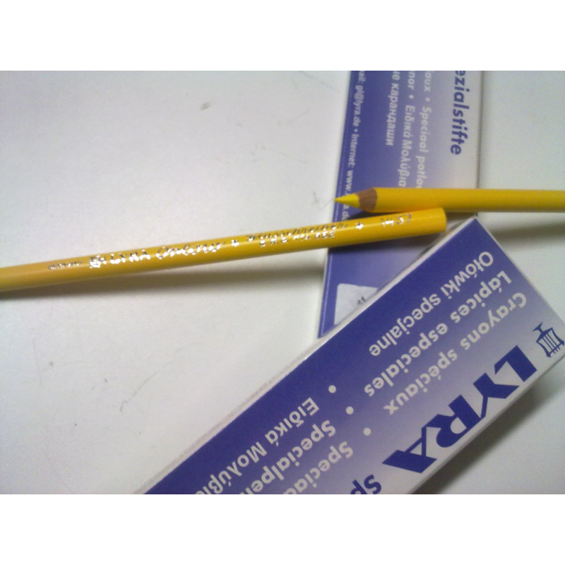 Matita per vetro gialla 1437, Pennarelli, gessi e matite, lyra | Magnabosco Express - 00166027